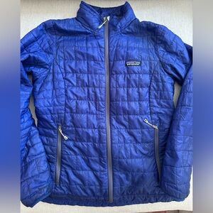 Patagonia Blue Puffer Jacket